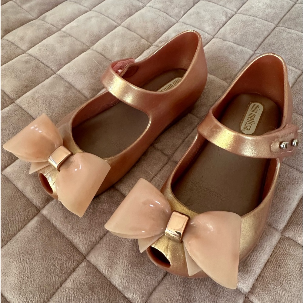 Mini Melissa toddler girls shoes, size 8